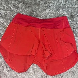 Lululemon Size 4 tall Speed Up Shorts